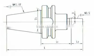 BT drill chuck arbors