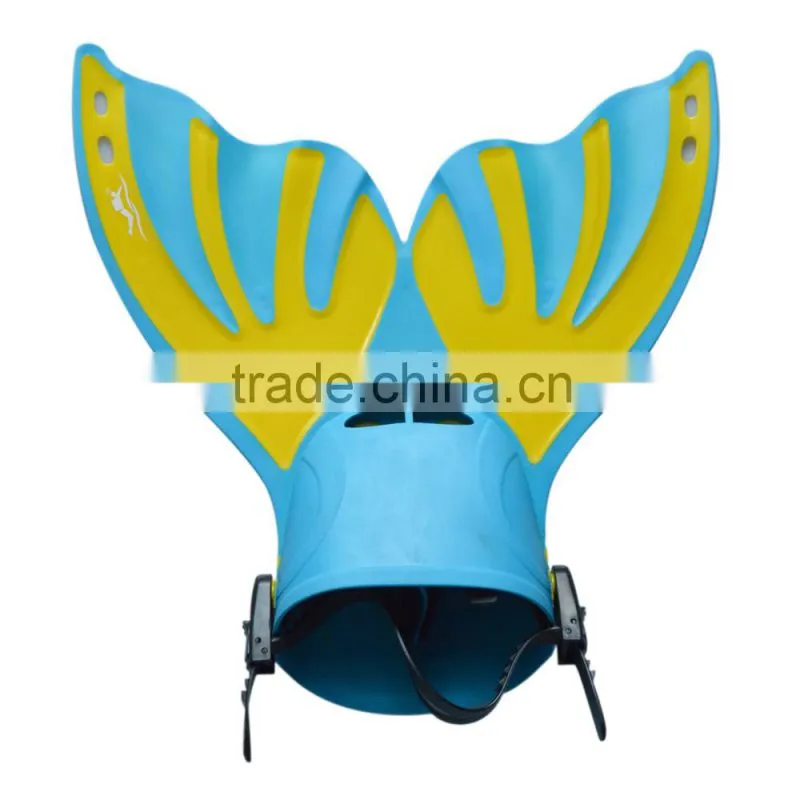 Monofins swimming fins for kids in pool , mermaid fins for kids F-108