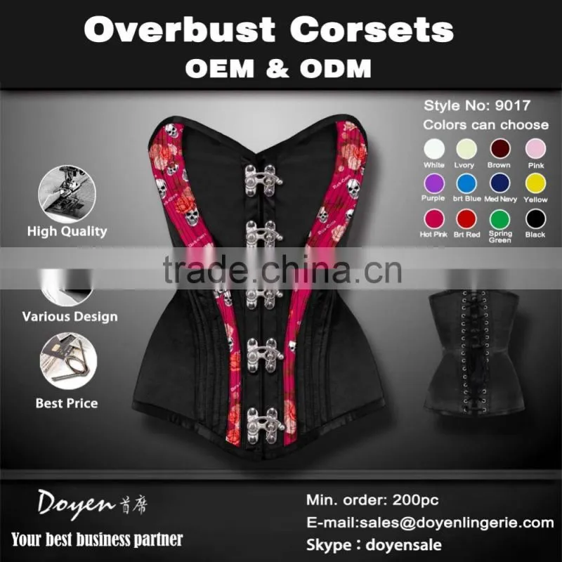 2015 New arrival elegant bustier corset tops shaper wear western bustier western corsets
