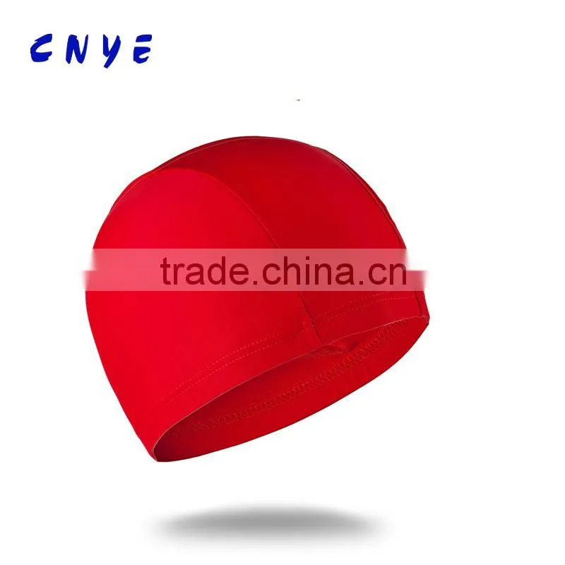CNYE Fashion swimming caps for men nylon pure color caps breathable and comfortable OEM/ODM wholesale cheap price