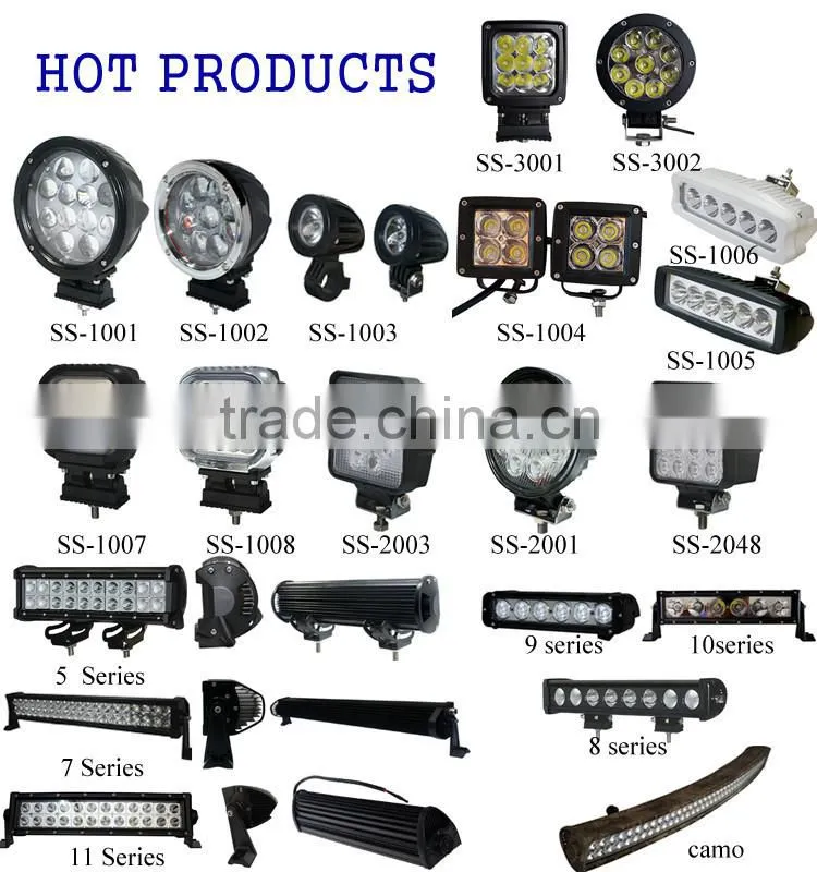 CE/ROSH 10W 9-60V Cree LED Work Light for Mining/ cree led work light /hiway led light bar