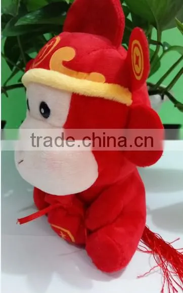 Hola monkey plush toy/chinese new year stuffed plush toy
