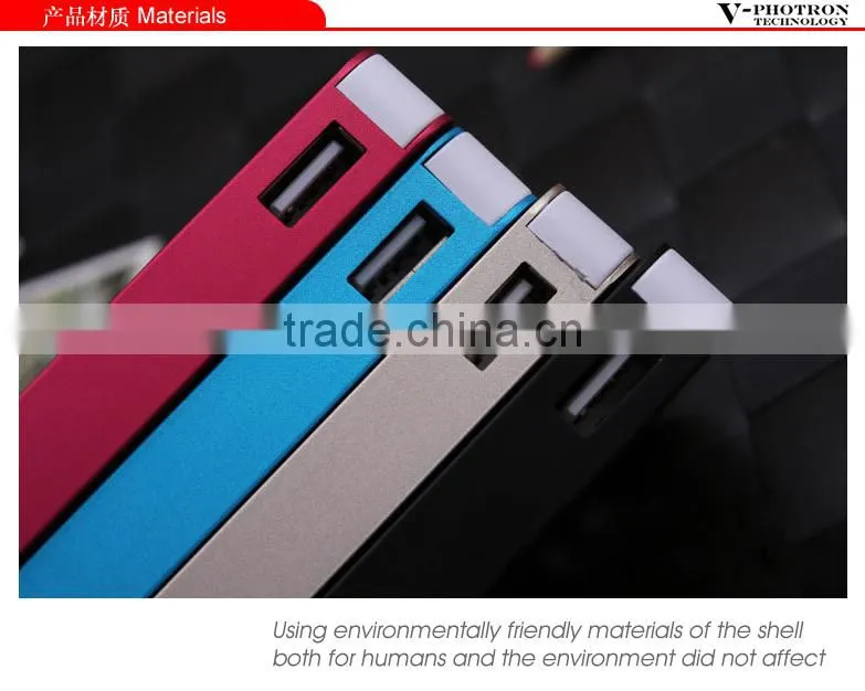 Newest ultra-thin 6000mAh power bank charger for iphone