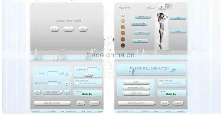 professional 808nm diode laser vertical hair removal beauty equipment