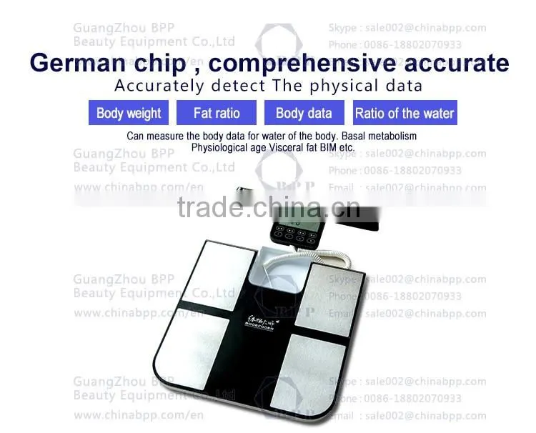 Body composition analyzer with bia bio electronic impedance technology
