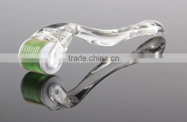 540 Titanium Crystal Handle Facial Skin Rolle for Skin Rejuvenation