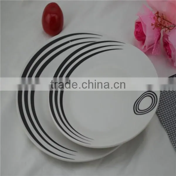 white prsonalised ceramic plates,ceramic grate plate