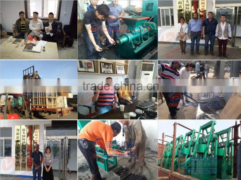 Lantian plant factory price sawdust coal hookah shisha charcoal making machines