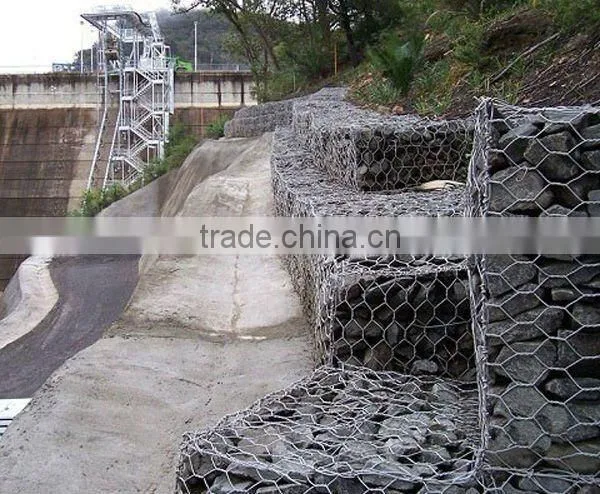 Hot Dipped Galvanized Hexagonal Wire Mesh Gabions