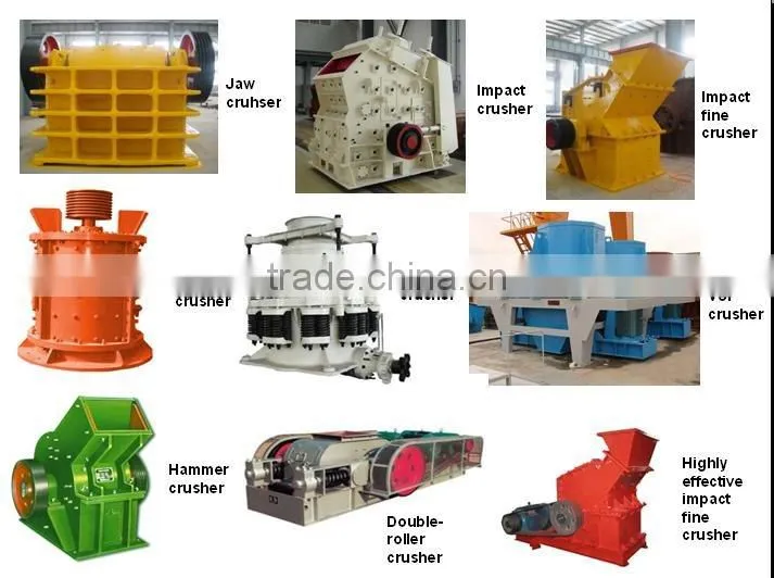 quartz sand Stone Production Line plant crushing machine --Yufeng Brand