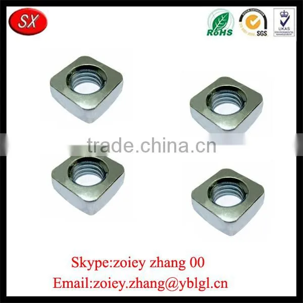 Dongguan Hardware Factory Nonstandard Stainless Steel Custom Square Threaded Nut