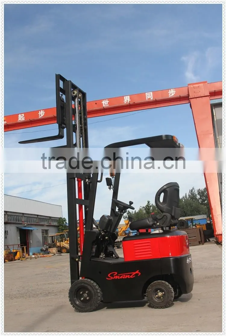 World best controlller Pallet 750kg 48V 140Ah mini electric price of forklift