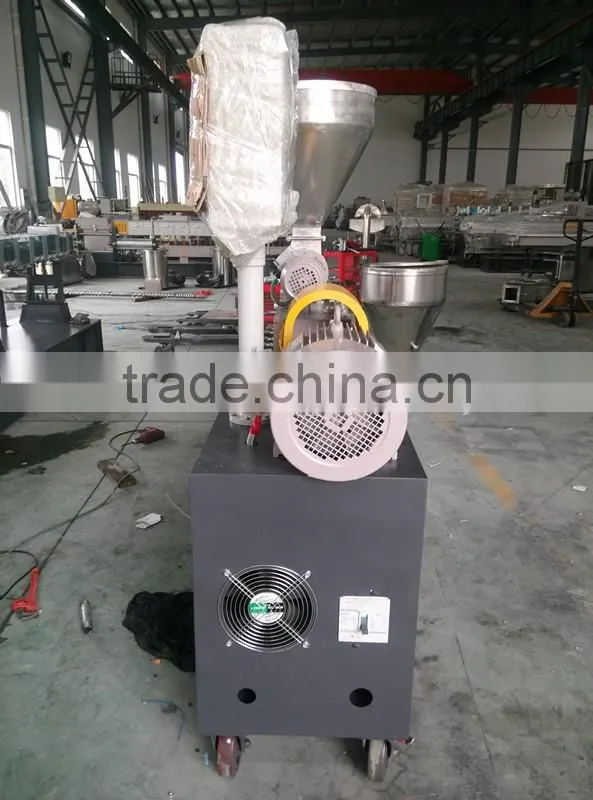 small mini pilot plastic granules extruder manufacturer
