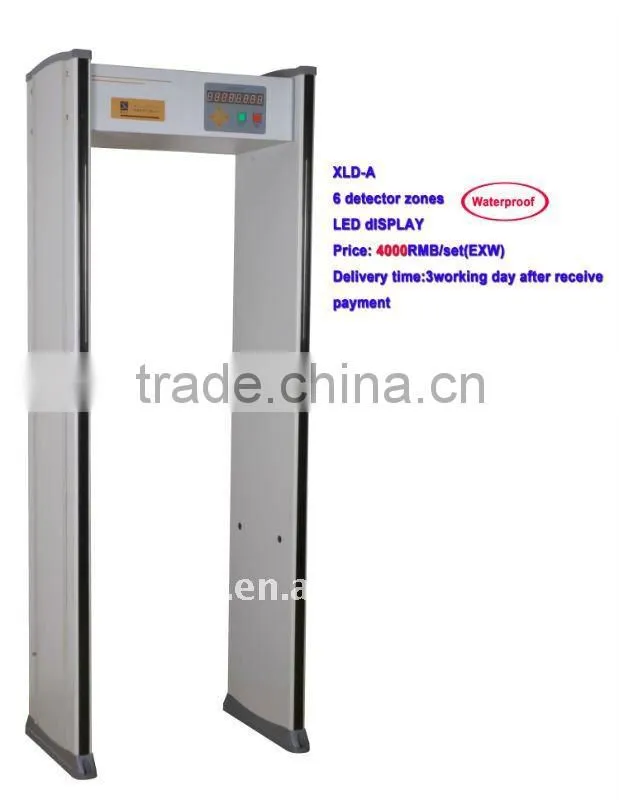 Detector metal portal Waterproof multiregion detect zonesXLD-A