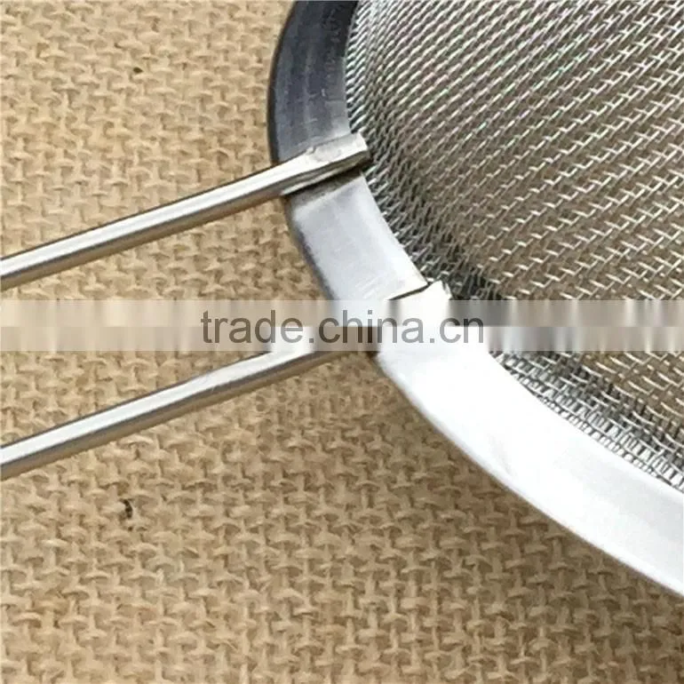 stainless steel wire mesh kitchen cooking deep frying basket chicken frying basket fried basket