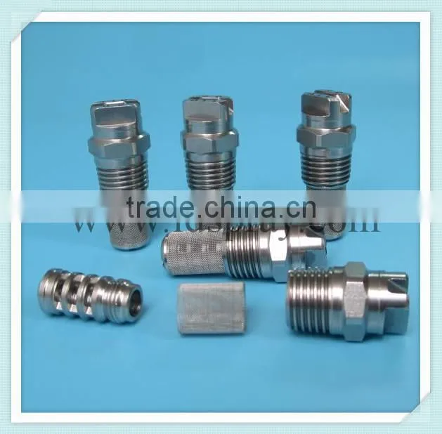 Stainless steel ss flat fan filter water spray nozzle