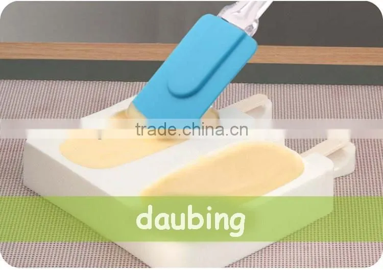 SS524-8 Premium quality silicone cooking scraper set