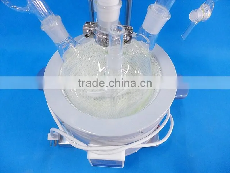 2L Single-Layer glass reactor For Laboratory