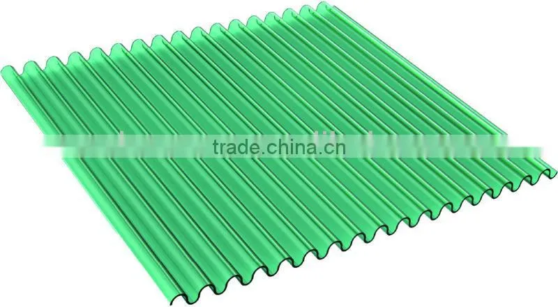 Plastic Polycarbonate Solid / Corrugated Sheets (Valuview Green series)