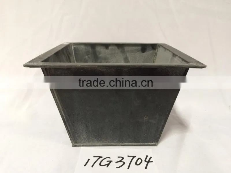 nanning wholesale cheap home goods products indoor decorative tall square pot planter