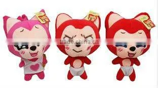 Supply fashion plush cute cushion stock small order