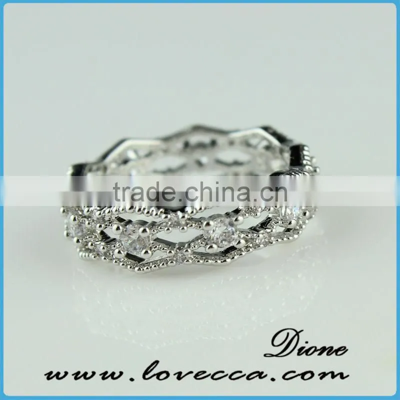 hotsale micro pave rings silver, friendship rings--- best gifts for good friends
