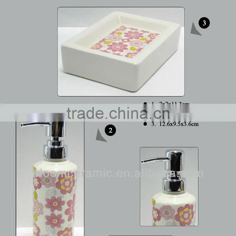 Ceramic cheap bathroom accessories sets