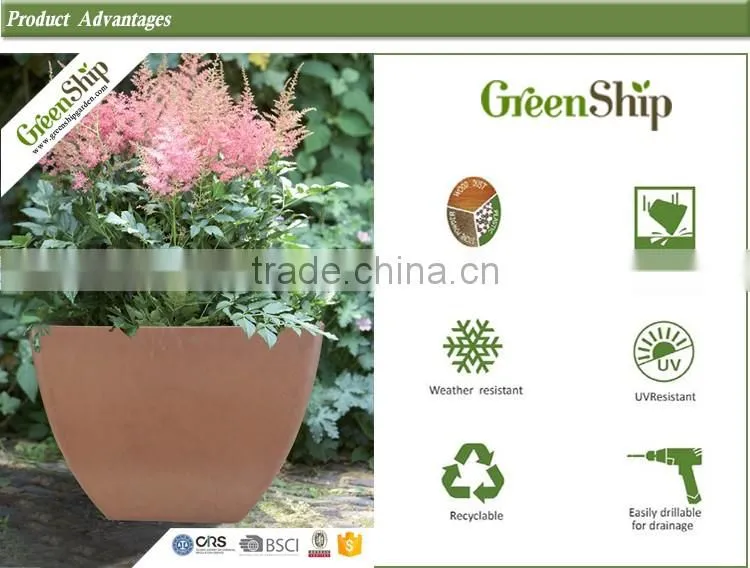 hot popular decoration flower pot for home interior/20 years/UV protection