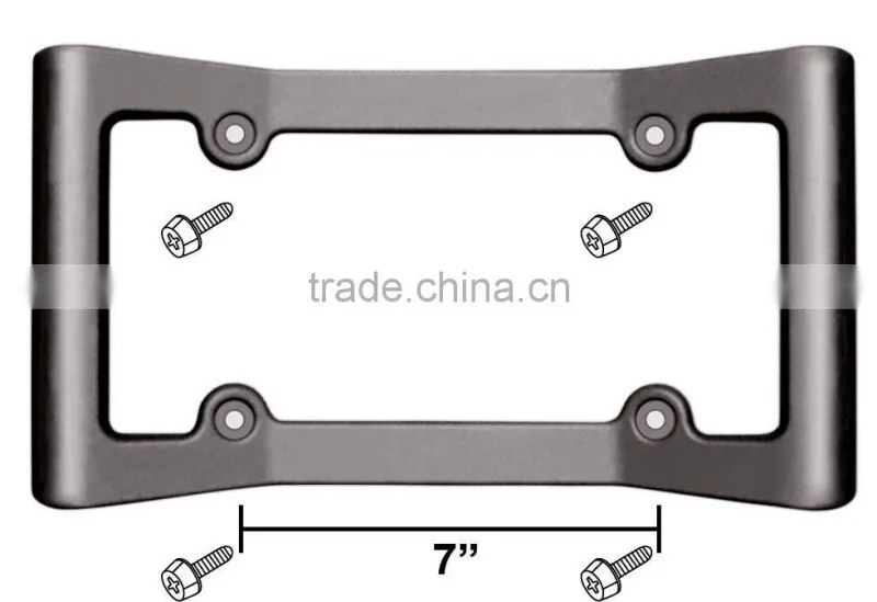Front Car Bumper Protection, Ultimate Front Bumper Guard. Front Bumper Protection License Plate Frame. Tougher Than Stee