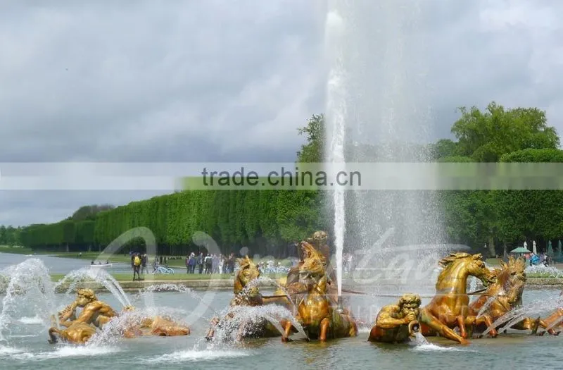 large outdoor copper sculptures metal bronze horse fountain
