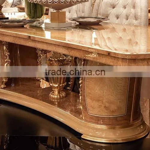 momoda New Arrival Luxury Dining Table Royal Dining Room Italian furniture customized furniture supplier china