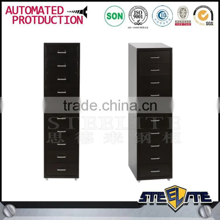 New Design Cheap Steel Colourful 10 Drawer Cart For Hotel