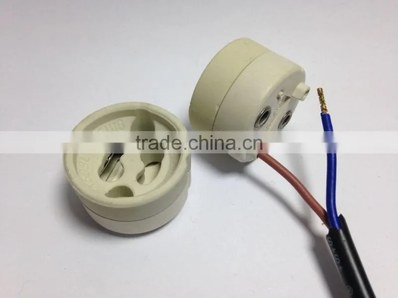CE ROSH GU10/GZ10 Porcelain ceramic Lampholder factory