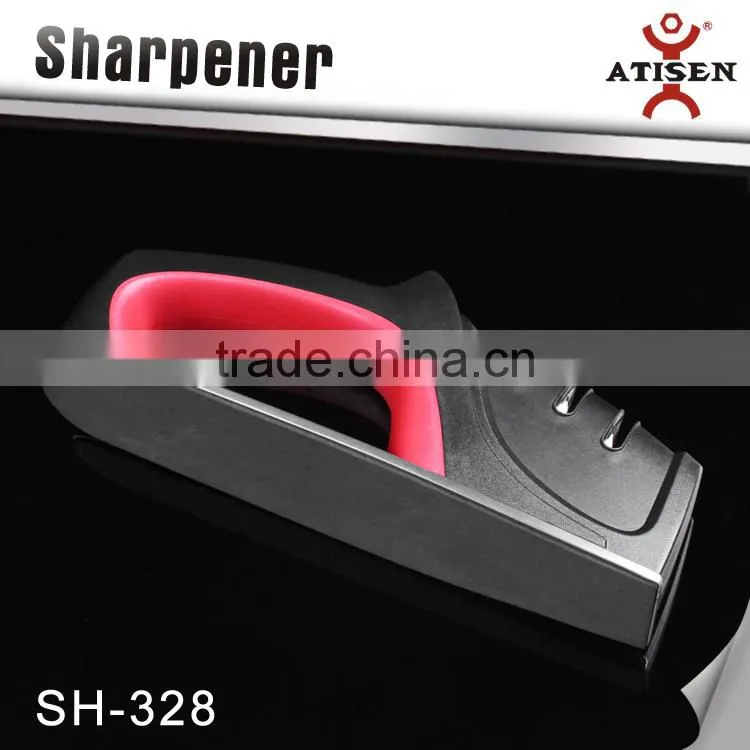 stainless steel holder with 3 Stage Knife Sharpener