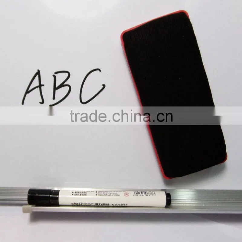 Quality 14.5cm plastic magnetic white board eraser