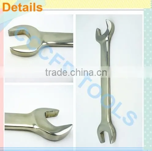 Non-Magnetic 304 Stainless Steel Double Open End Wrench