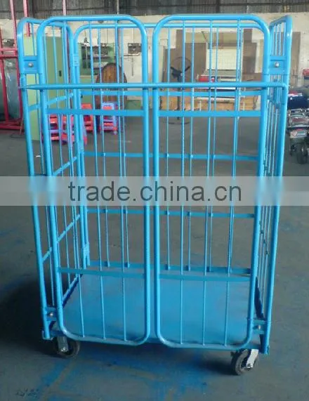 rolling pallet trolley with 2 doors