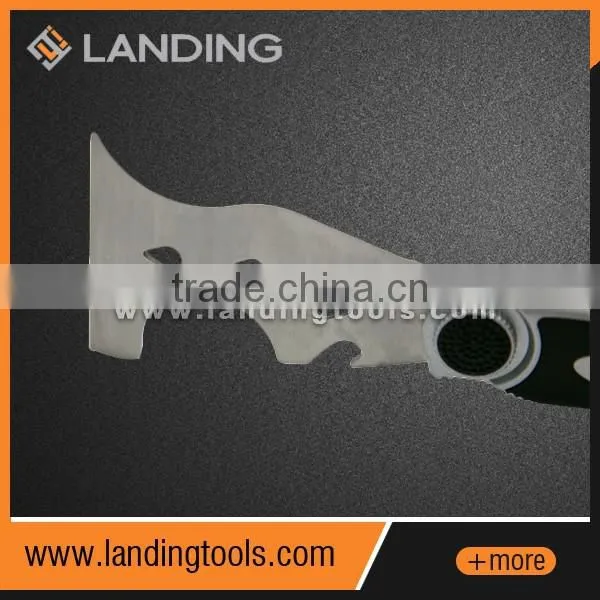 385201 TPR covering Hardened zinc handle Stainless steel Multi-purpose knife ,Scraper