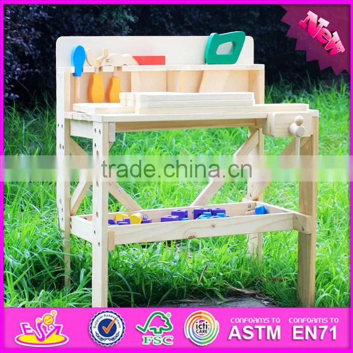 2016 Best design tool toy wooden toddler educational toys W03D022