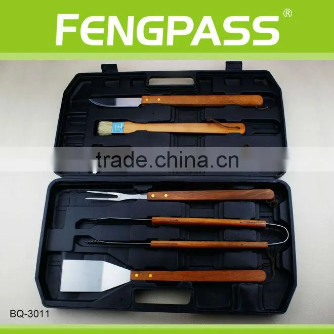 For food safe wood handle including bbq fork(23-18-27)