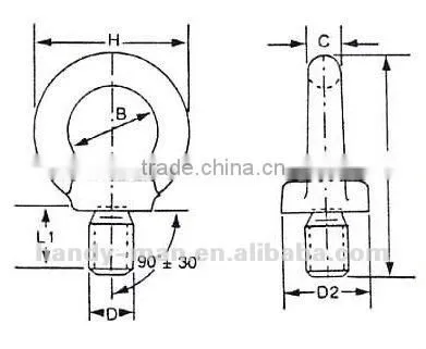Lifting Shoulder Eye Bolt