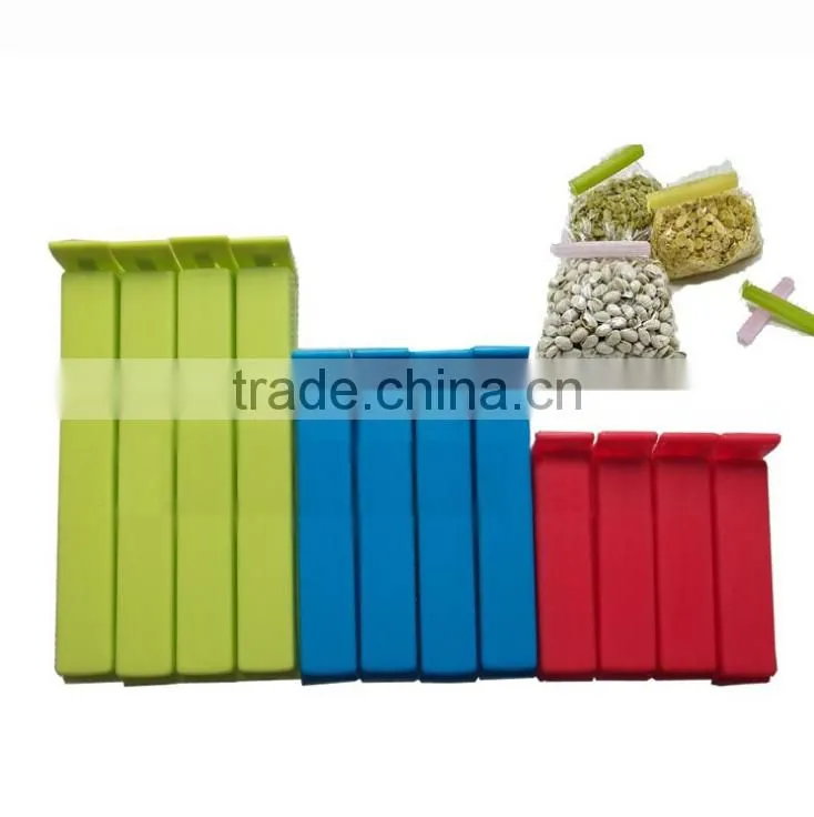 Custom food bag seal clip Plastic seal clip with LOGO