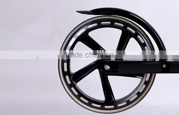 hot sale adult freestyle kick folding scooter with 2 PU wheels