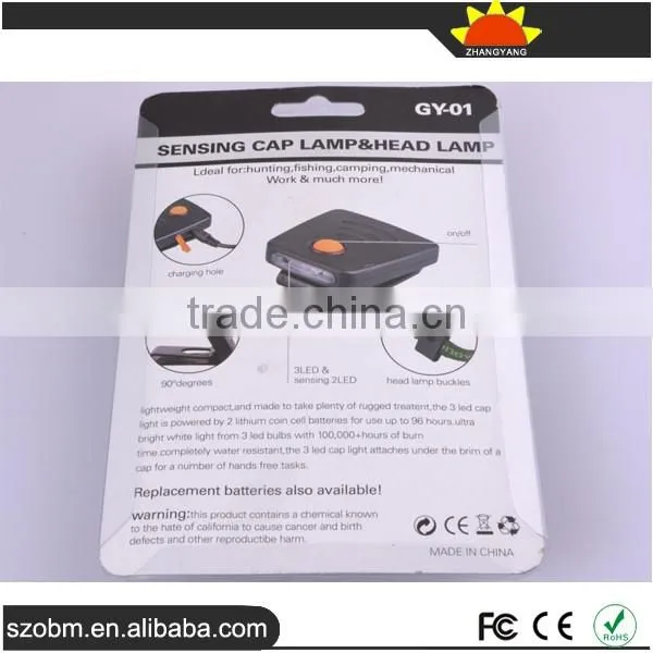 Headlamp kit for GY-01 3 led portable wholeasle led headlight