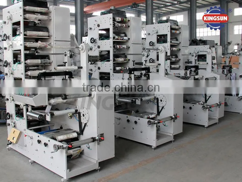 Full Automatic 4 Color Flexo Label Printing Machine