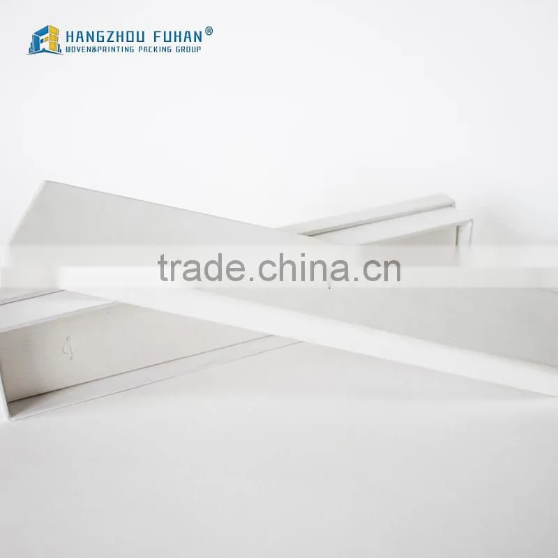 Jewelry Necklace Simple Logo White Packing Box