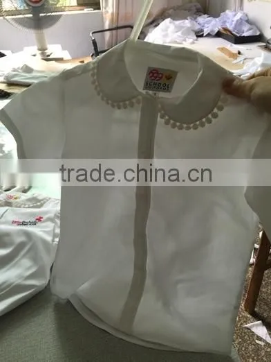 School unfirm white shirts boy's girl's school shirts