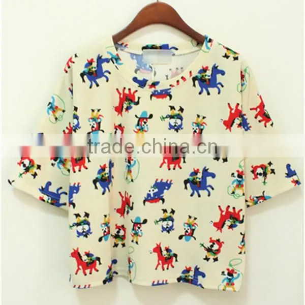 short sleeves black crop tops wholesale women