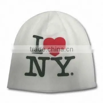 Stylish Knitted Sports Beanie Hat with Stretch Suitable for Football/Basketball/Hockey Club Fans