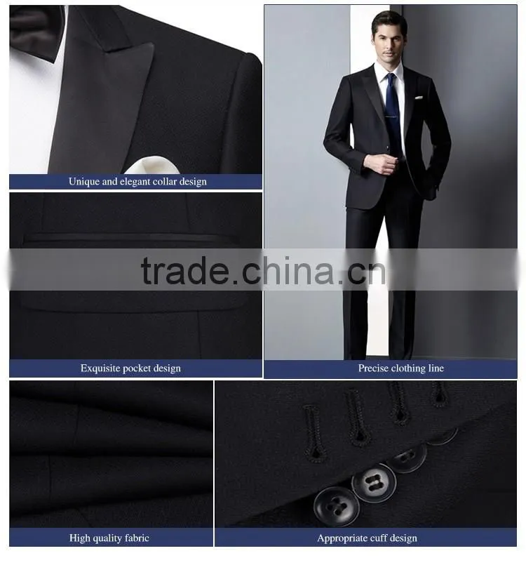 Office Uniform Designs Men Stylish Black Suit